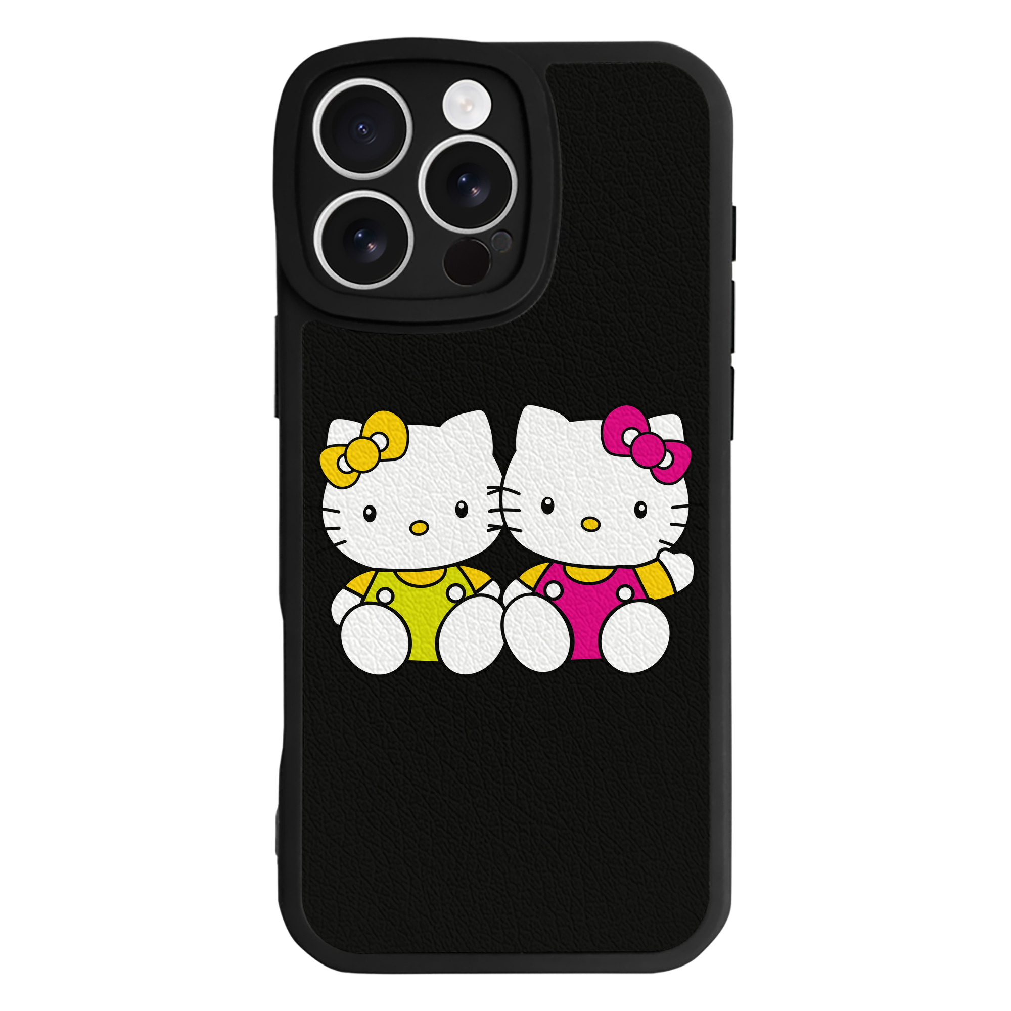 （画像用） Hello Kitty ハローキティ 【iPhone 16シリーズ対応】シリコンスマホケース（レザー調） 材質：シリコン
